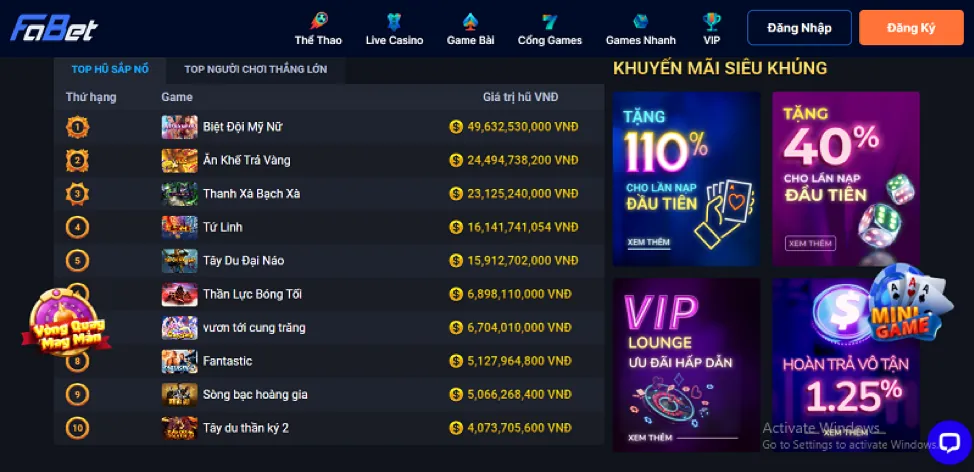 Kho tàng cá và boss khổng lồ G7BET