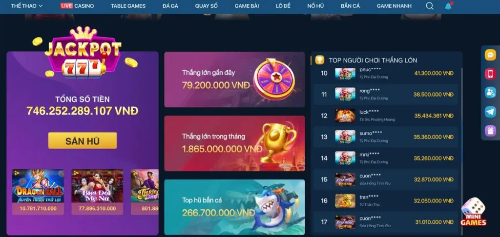 Sự đa dạng trò chơi tại g7bet